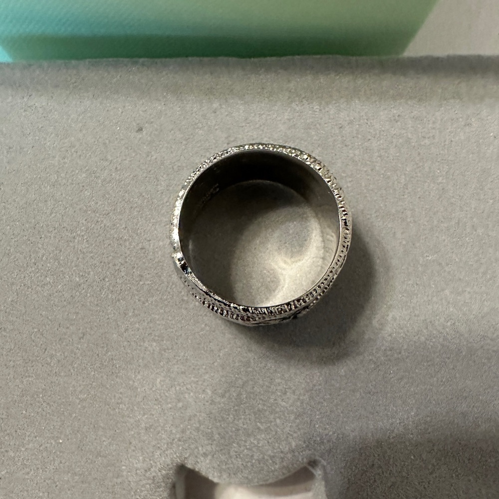 Off-White Swimming Logo Ring - New in Box - Size 62 (US 10) - Picture 6 of 10